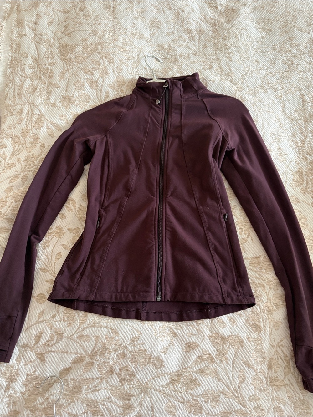 Athleta Plum Full-Zip Utility Jacket